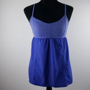 ATHLETA Purple Bestie Tank With Built in Bra